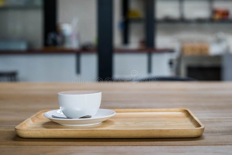 Coffee cup on the table stock photo. Image of background 112733104