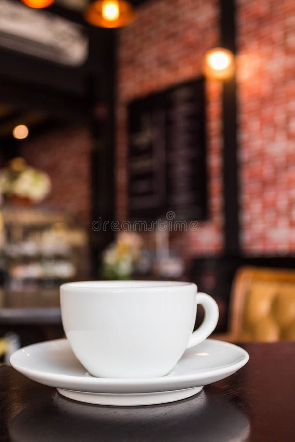 Coffee cup on the table. stock image. Image of beverage 53974851