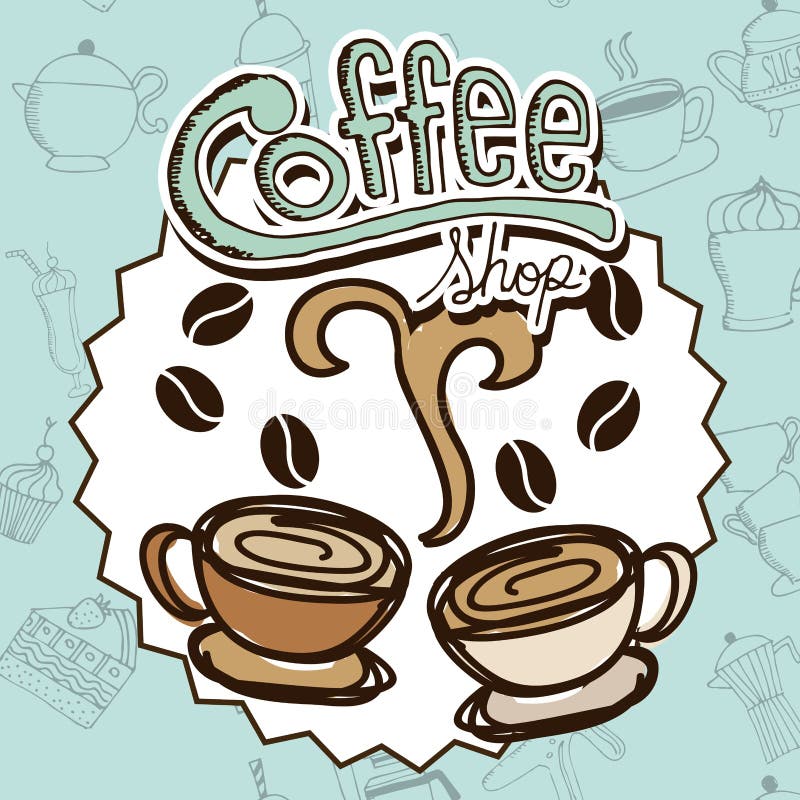 Coffee design stock vector. Illustration of nutriment 42662468