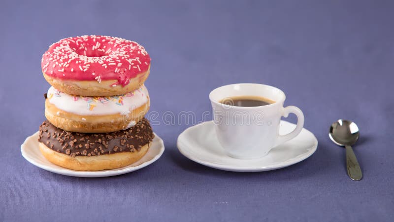 Coffee with donuts