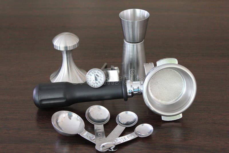 Coffee equipment stock photo. Image of steel, silver 19422984