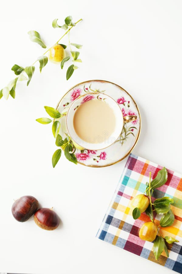 Coffee and fruits stock photo. Image of season, apples 26901626
