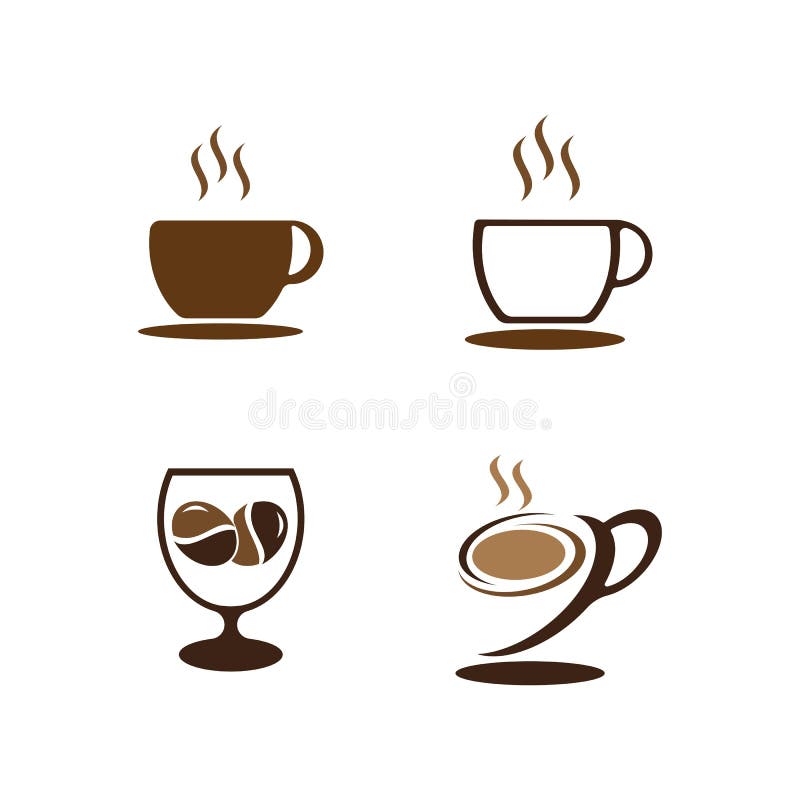 Coffee glass cup stock vector. Illustration of white 228194046