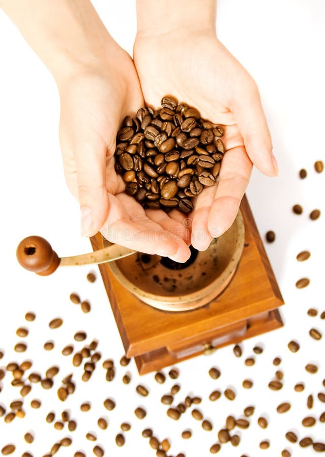 Coffee grain and coffee mill