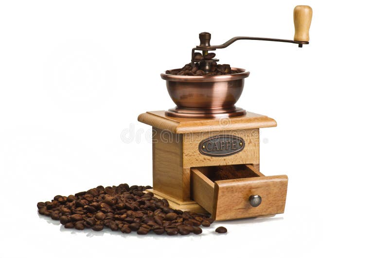 Oldfashioned Coffee Grinder Stock Image Image of handle, espresso