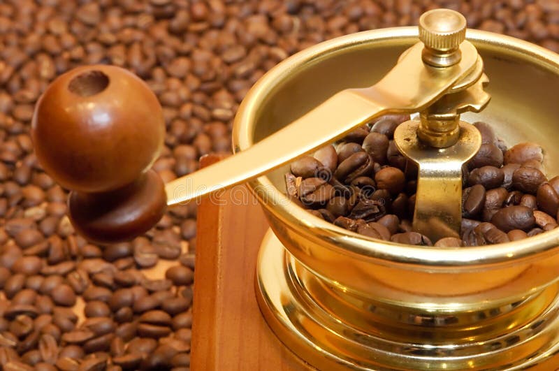 Coffee grinder stock photo. Image of bowl, grinder, caffeine 27391032