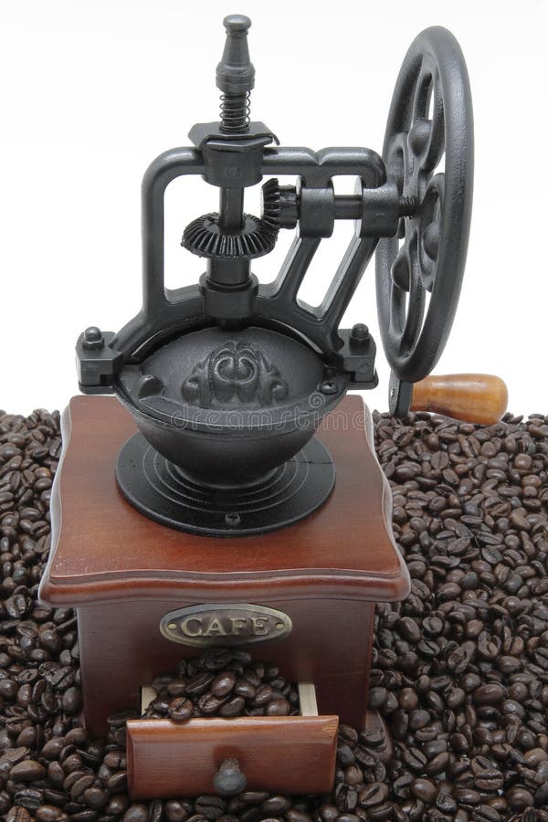 Coffee grinder stock image. Image of beans, flavour, espresso 37631799