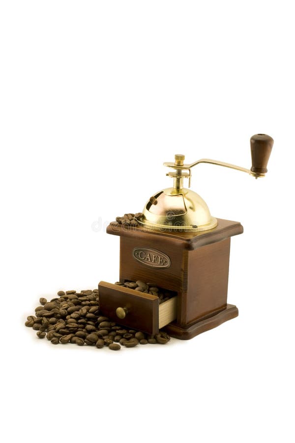 Oldfashioned Coffee Grinder Stock Image Image of handle, espresso