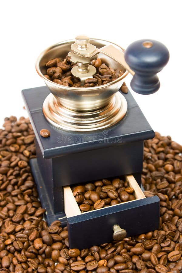 Coffee Grinder stock image. Image of burlap, background 12378245