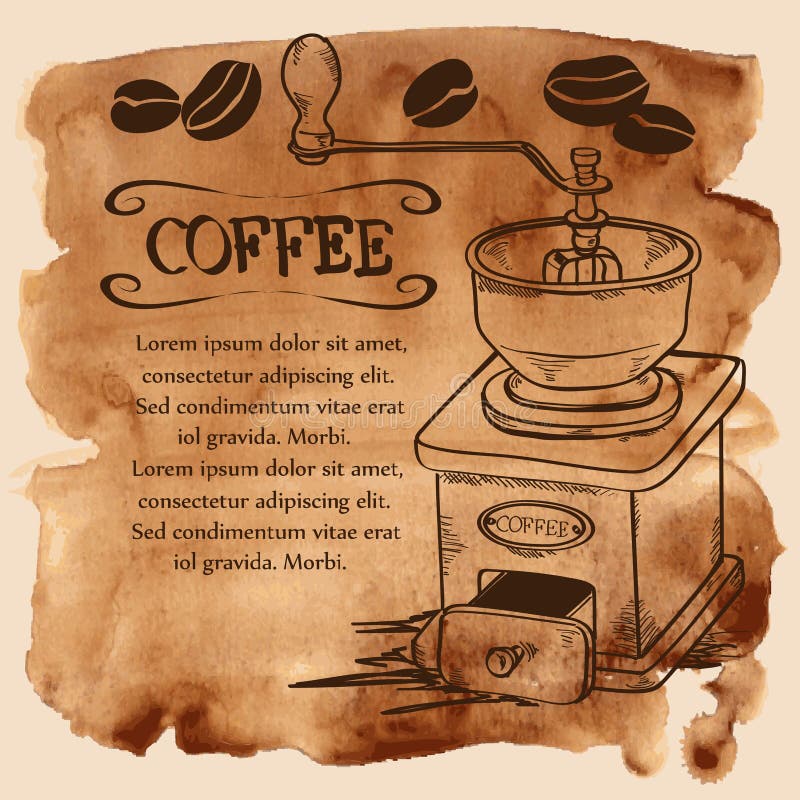 Still Life Coffee Mill Stock Illustrations – 34 Still Life Coffee