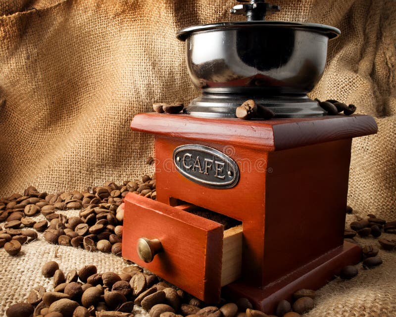 Coffee grinder. stock photo. Image of oldfashioned, mill 33161208