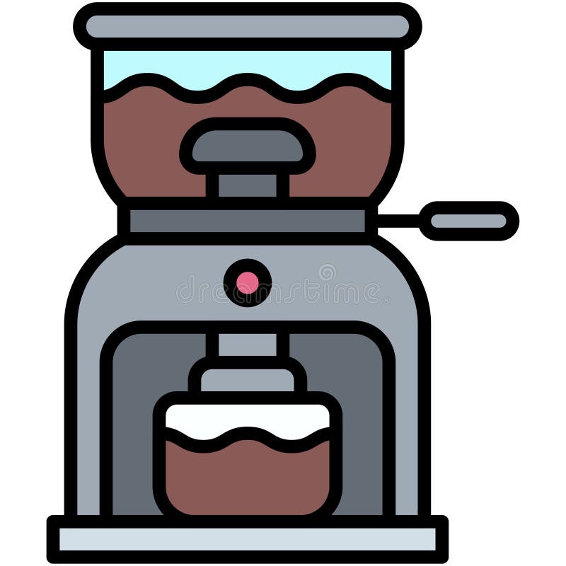 Coffee Grinder Icon, Coffee Shop Related Vector Stock Vector