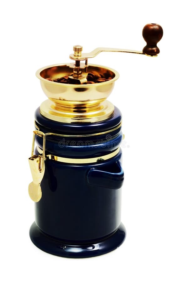 Coffee Grinder (isolated) stock photo. Image of domestic 2115002