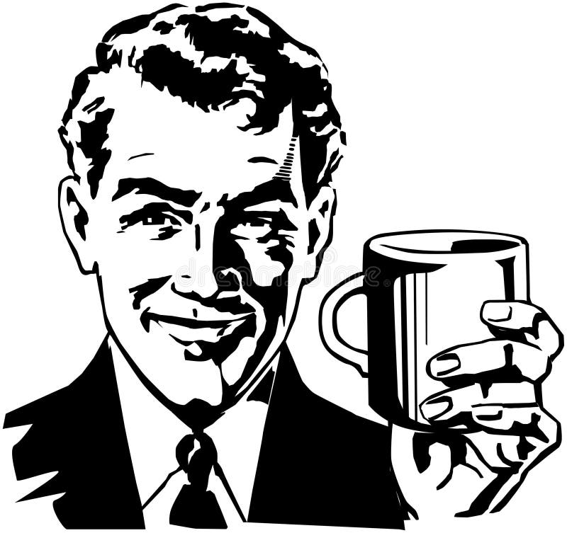 Download Coffee Guy stock vector. Illustration of person, graphics ...