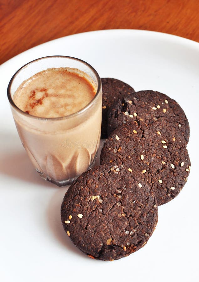 Coffee with homemade cookies