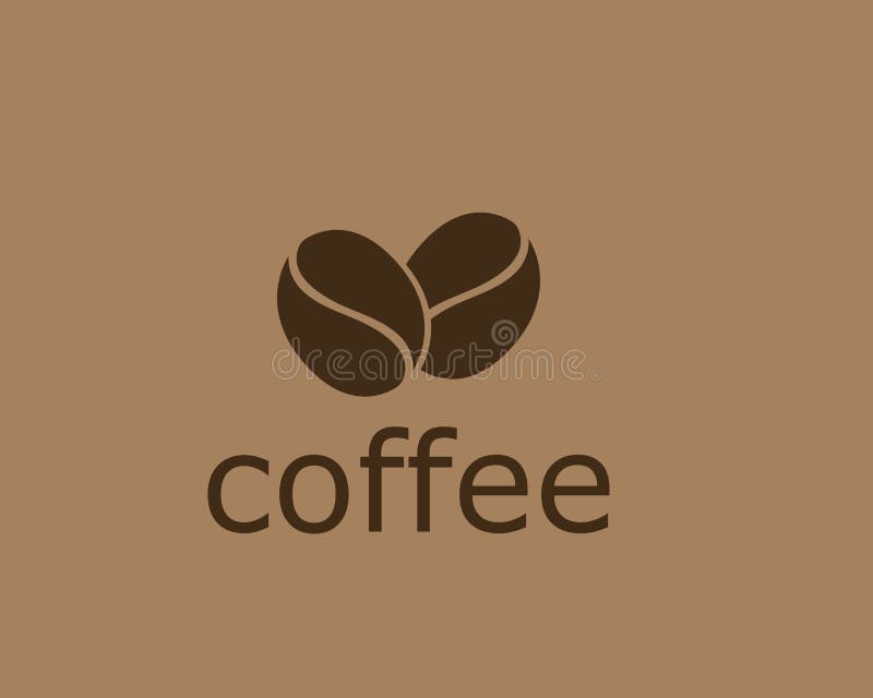 Coffee logo template stock vector. Illustration of brown 131369178