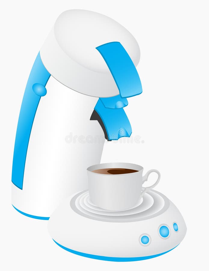 Coffee Maker Vector Illustration Stock Illustrations 20,212 Coffee