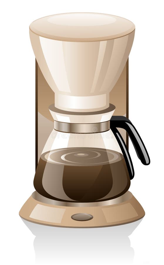 A coffee maker stock illustration. Illustration of design 31041270