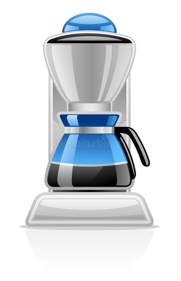 A coffee maker stock illustration. Illustration of design 31041270