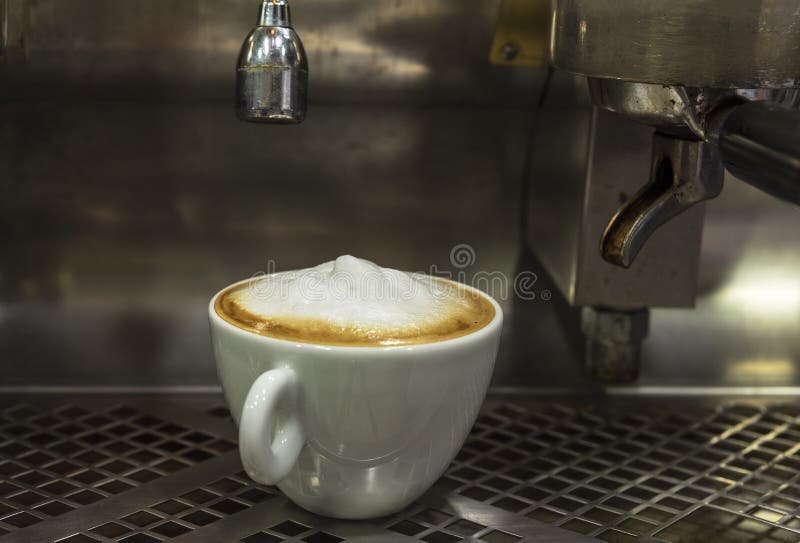 Coffee Making Machines, Coffee Making Process Stock Photo Image of