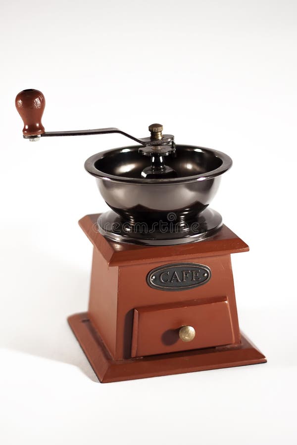 Coffee mill stock image. Image of flavor, drink, plate 27173679