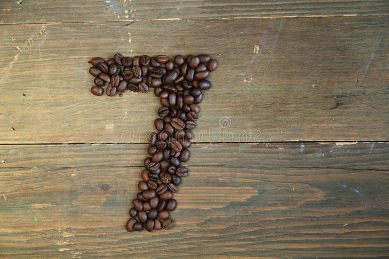 Coffee number nine stock photo. Image of plank, caffeine - 22952854