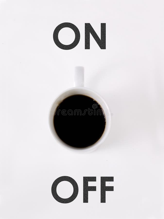 Coffee on/off stock image. Image of white, espresso, roasted 11152191