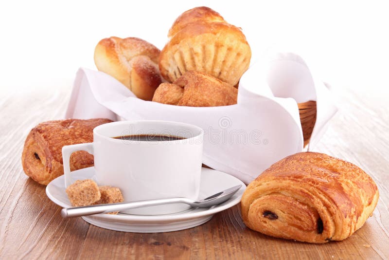 Pastries and coffee cup stock photo. Image of bake, pastry 41288070