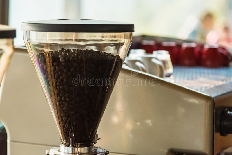 Coffee Pot, Coffee Grinder, Coffee Shop Stock Image Image of latte