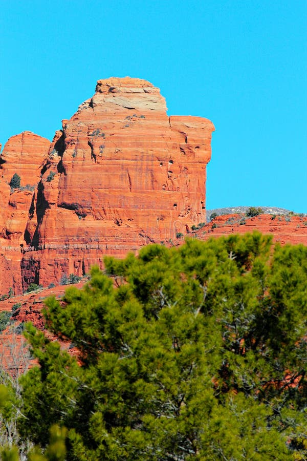 Coffee Pot Rock Formation West Sedona, Arizona Stock Photo Image of
