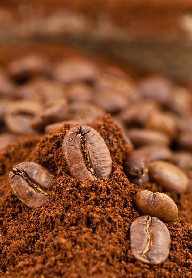 Coffee powder stock image. Image of mocha, black, shot 30795129