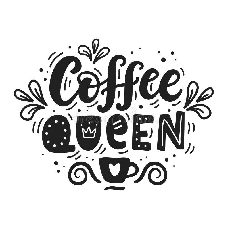 Download Design Queen Coffee Logo stock vector. Illustration of ceramics - 16011760