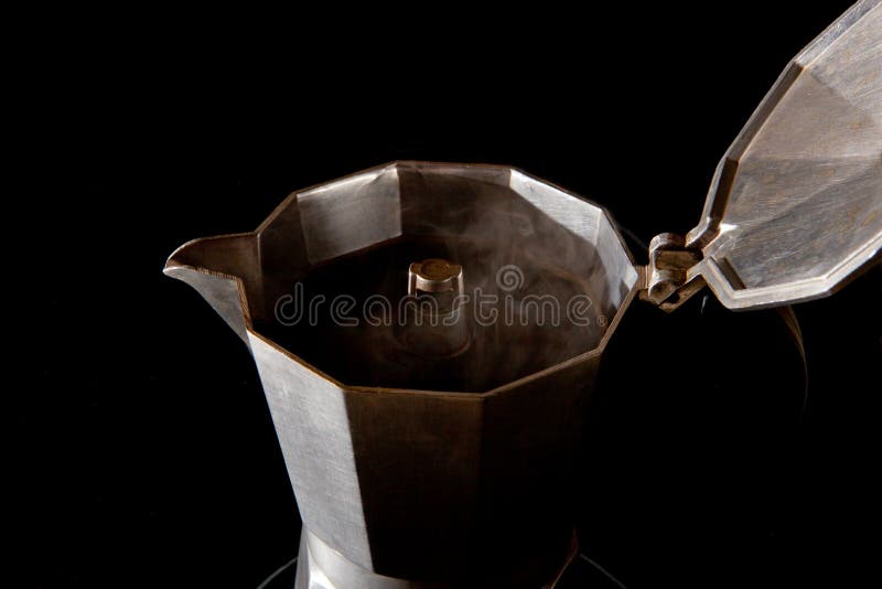 Coffee is ready stock image. Image of isolated, cafe 47933955