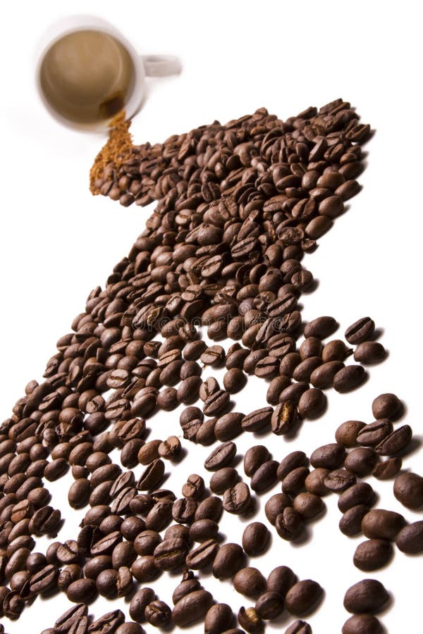 Coffee river stock image. Image of handful, espresso, excitement 9233153