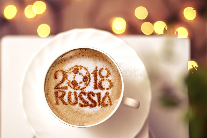 Coffee of russia 2018 stock image. Image of fresh, ball 120702161