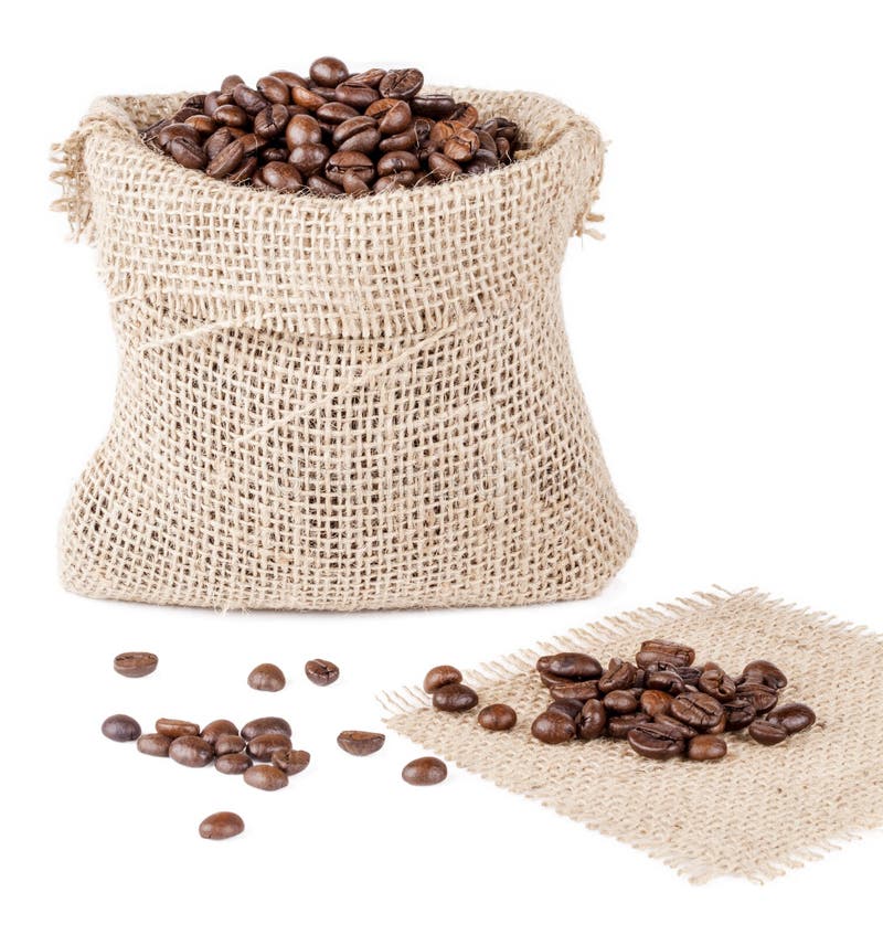 Coffee sack stock photo. Image of scented, food, canvas 51161854