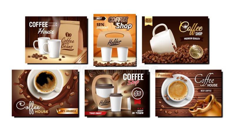 Coffee shop collection few ways to make Royalty Free Vector