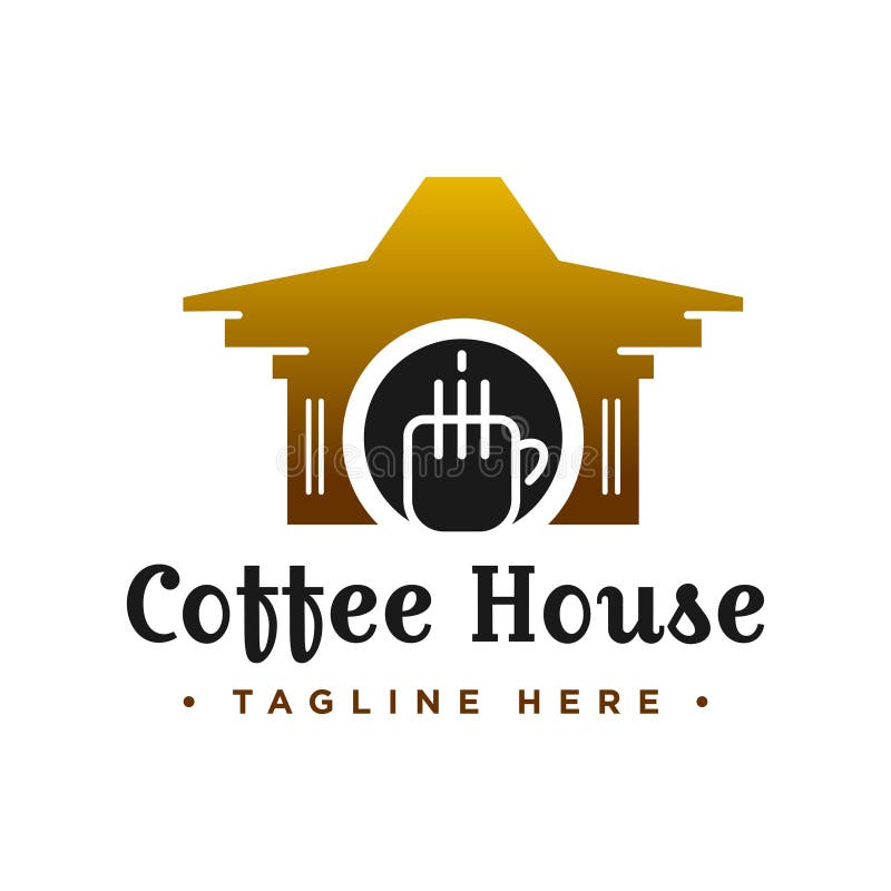 Coffee shop house logo stock vector. Illustration of banner 175309827