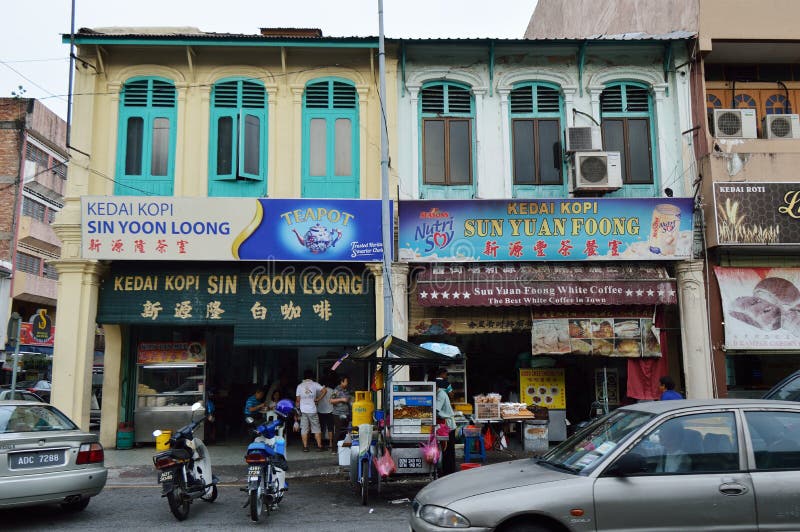 Coffee Shop @ Ipoh Old Town Editorial Stock Image - Image of town