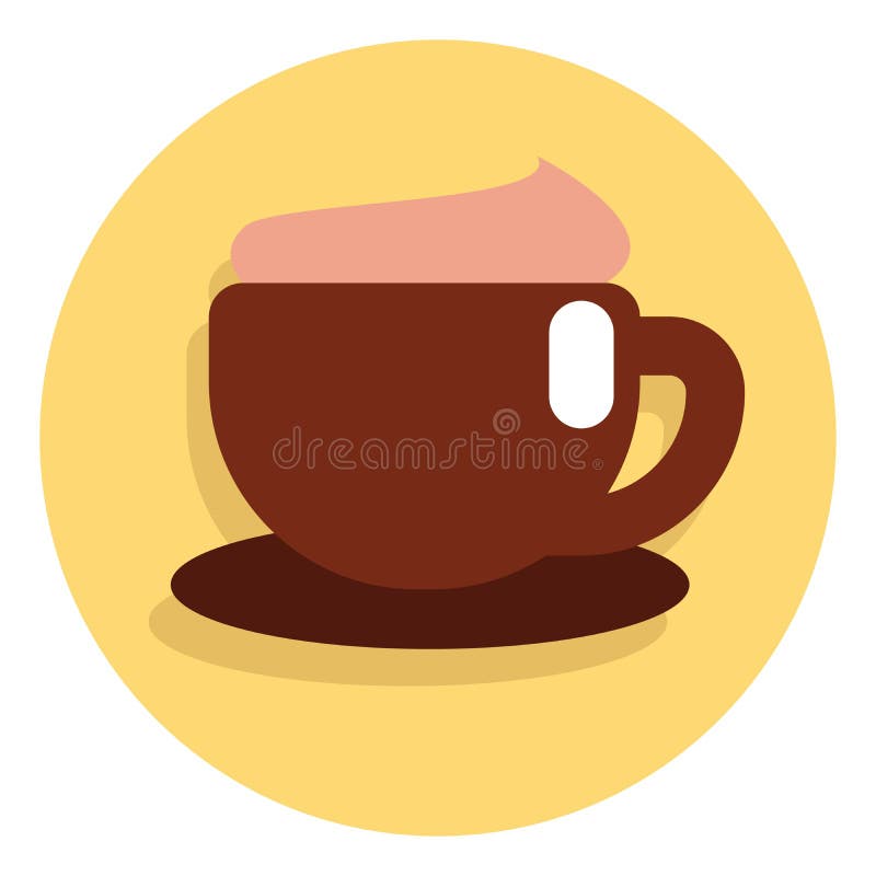 Coffee shop latte, icon stock vector. Illustration of cafe 259393690