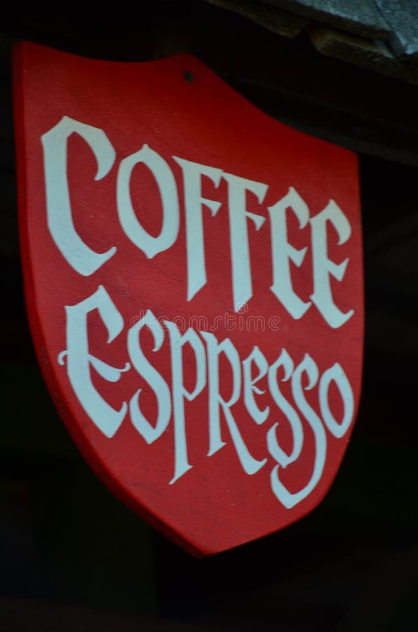 Espresso sign stock image. Image of italian, advertisement 1201359