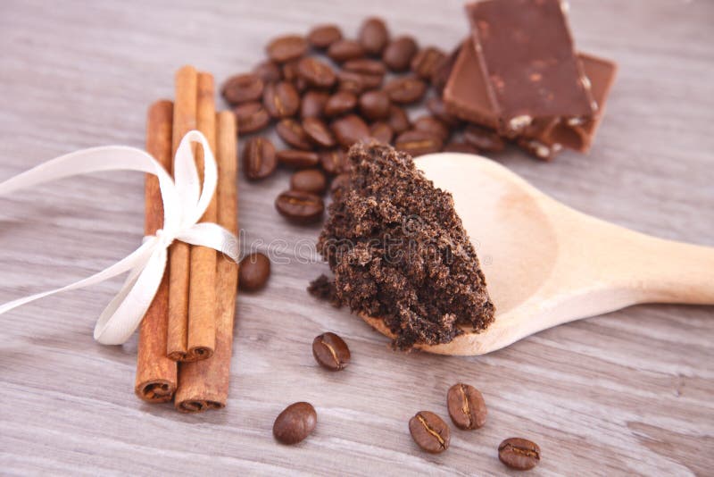 Coffee skin scrub