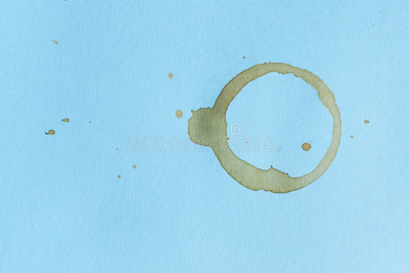 Coffee stains and splashes stock photo. Image of paper 156500122