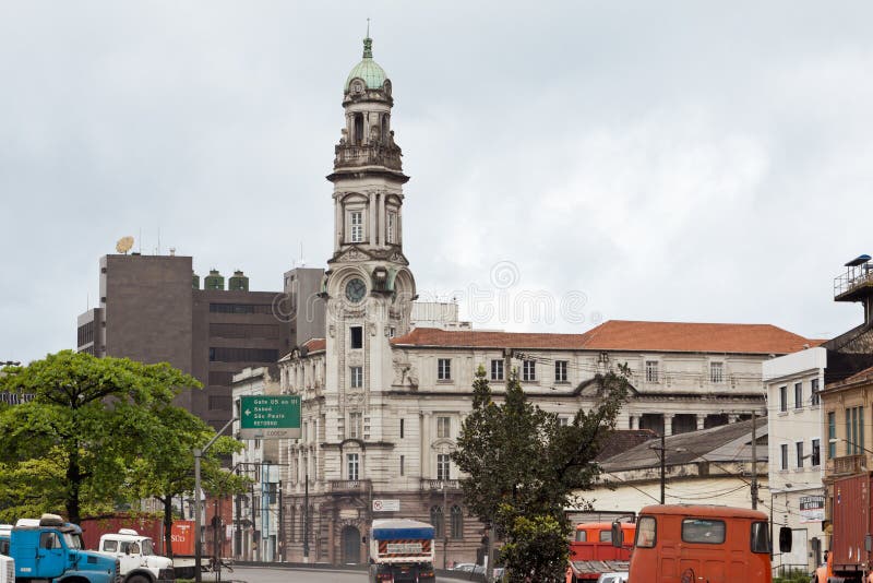 Coffee Stock Exchange Building Santos Brazil Editorial Image Image of