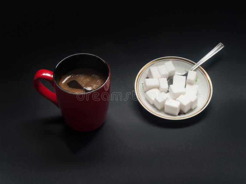 Coffee with sugar