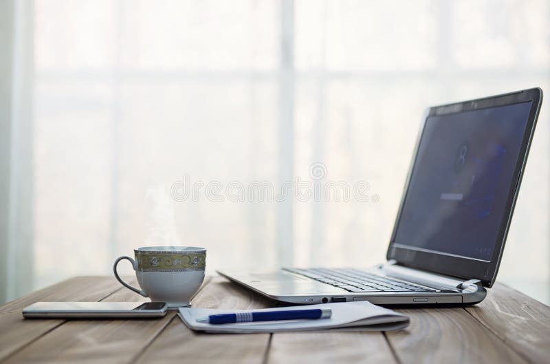 Coffee table stock image