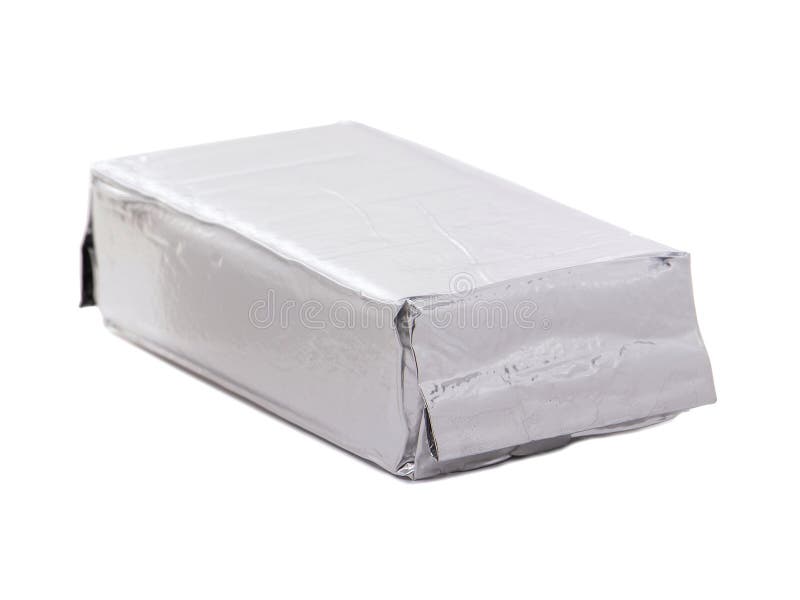 Coffee Vacuum Pack Isolated on White Background. Stock Image Image of