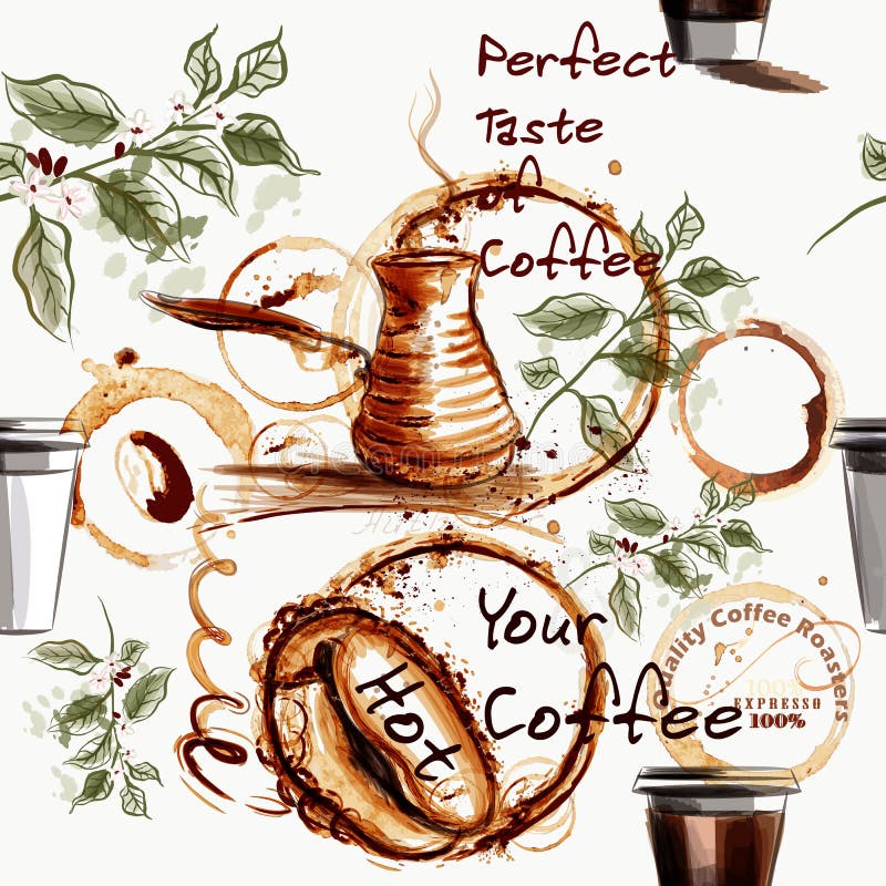 Coffee Wallpaper Stock Illustrations 31 184 Coffee Wallpaper Stock Illustrations Vectors Clipart Dreamstime