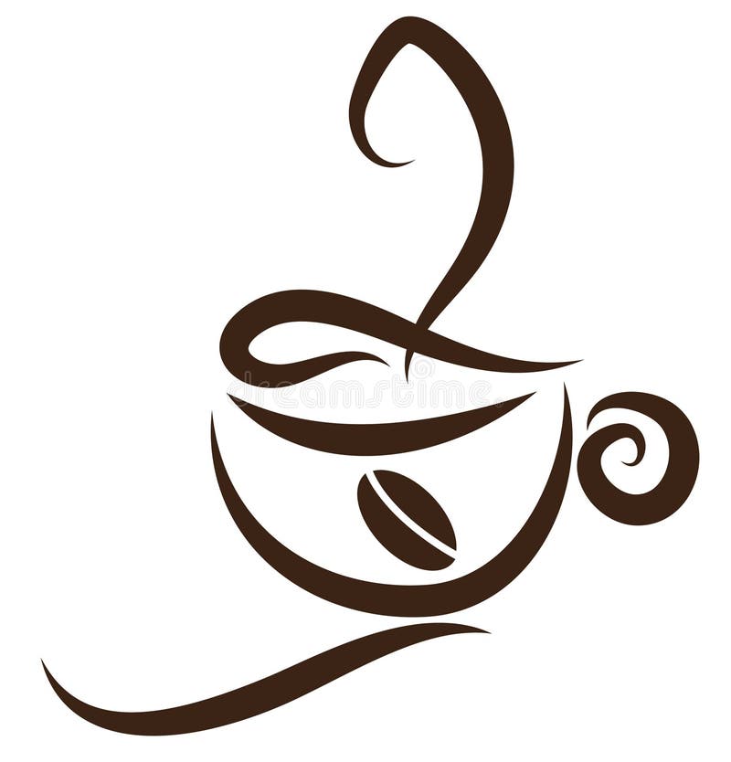 Coffeecup estilizado libre illustration Coffeecup estilizado libre illustration