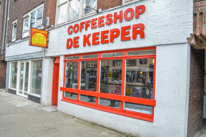Coffeeshop The Keeper At Amsterdam The Netherlands